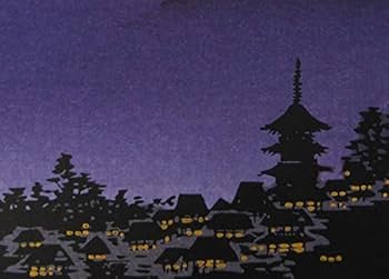 徳力富吉郎　京都風景　短冊11点(4月がなし)　芸艸堂　木版　しみ祇園祭送り火 徳力富吉郎 京都風景 短冊11点(4月がなし) 芸艸堂 木版 しみ